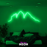 "Drei Zinnen" Leuchtmotiv aus LED Neon