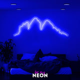 "Drei Zinnen" Leuchtmotiv aus LED Neon