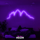 "Drei Zinnen" Leuchtmotiv aus LED Neon