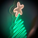 "Weihnachtsbaum - Deko" Leuchtmotiv aus LED Neon