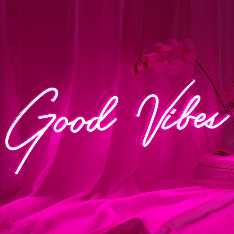 "good vibes" LED Neonschild