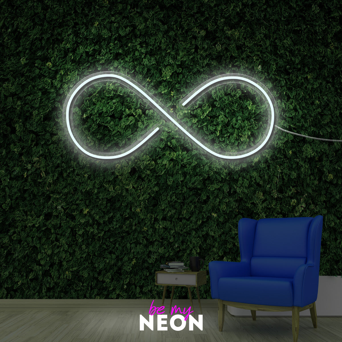 "Infinity" Leuchtmotiv aus LED Neon