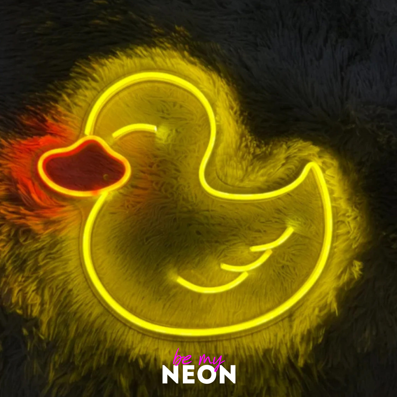 "Ente" Leuchtmotiv aus LED Neon