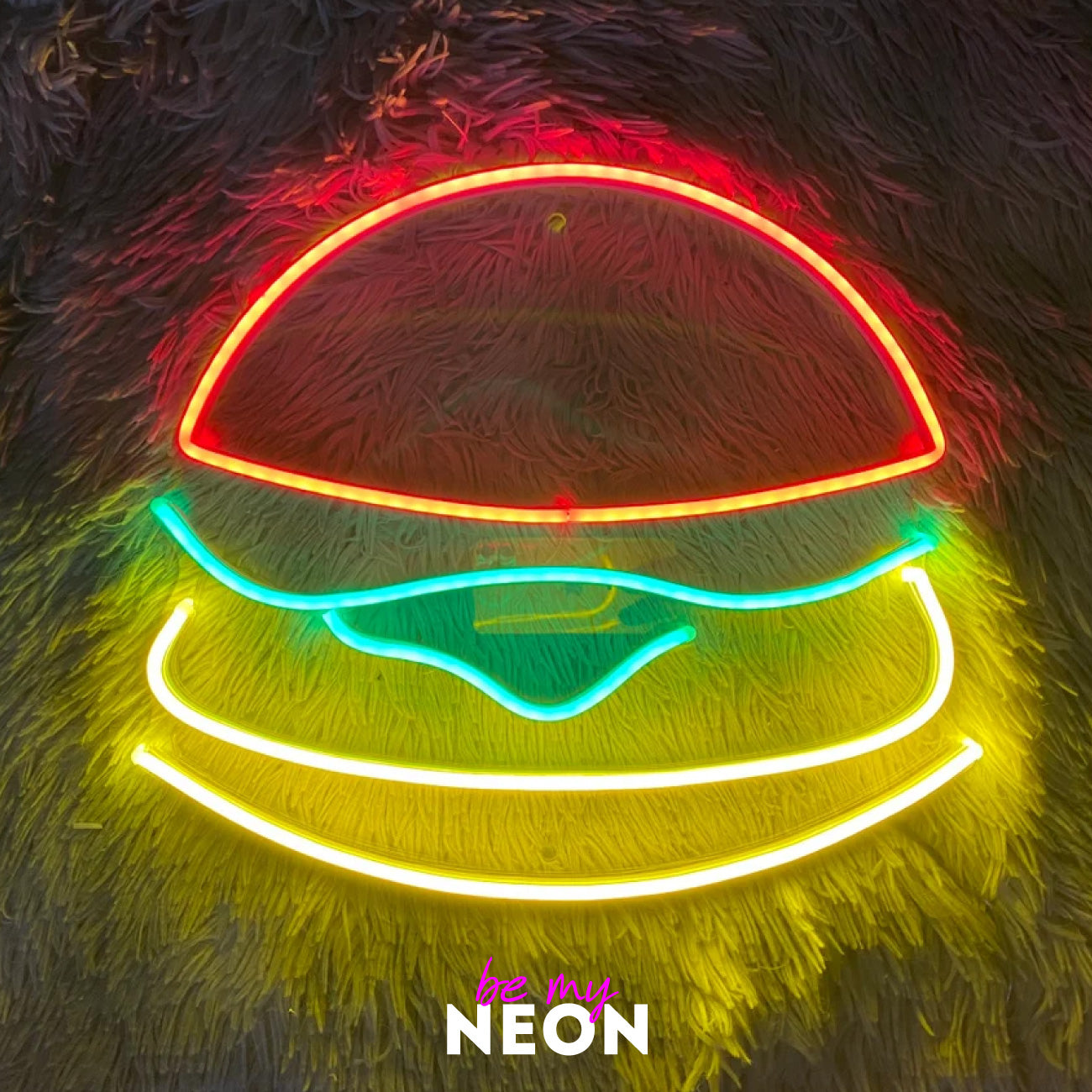 "Burger" LED Neonschild