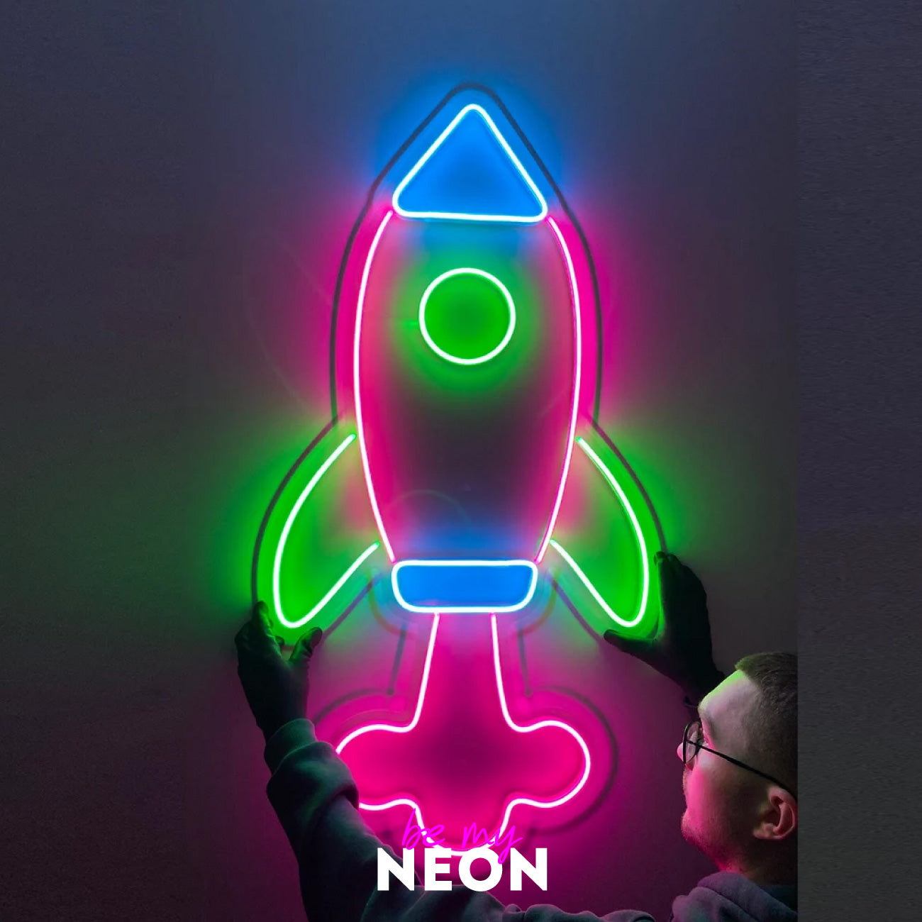 Leuchtmotiv aus LED Neon