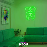 " Zahn Neon " für Zahnartzt Praxis - LED Neonschild