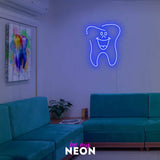 " Zahn Neon " für Zahnartzt Praxis - LED Neonschild