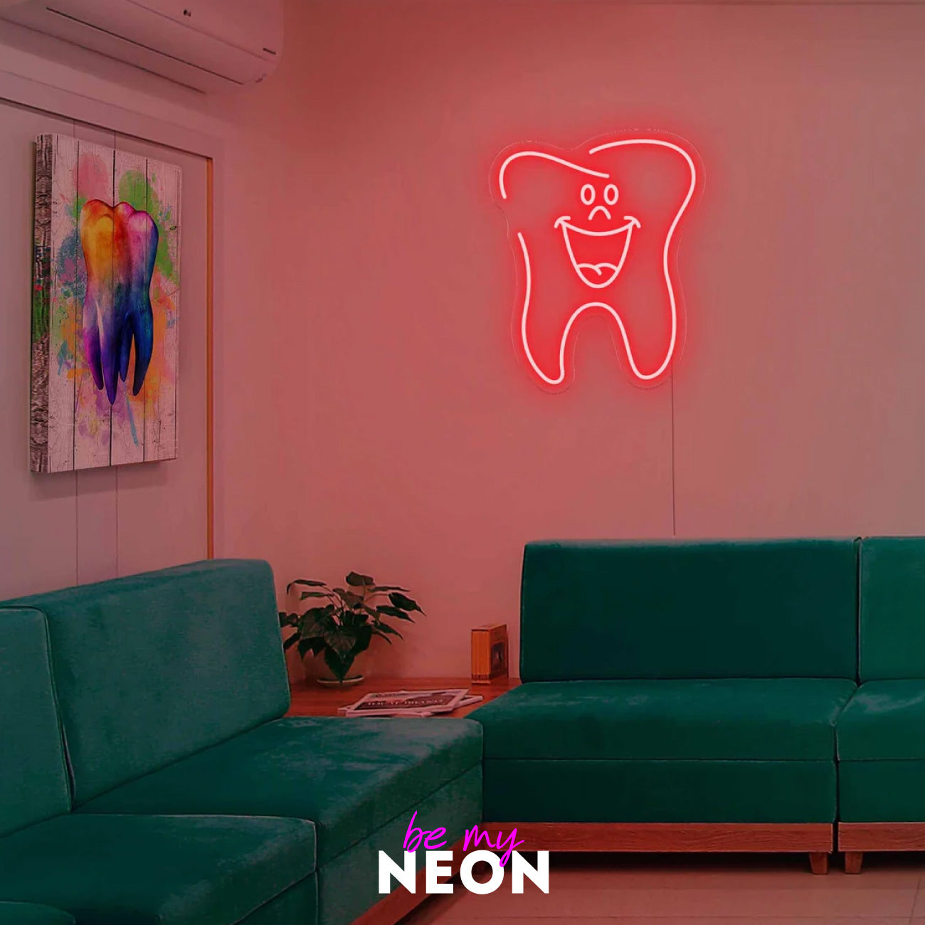 " Zahn Neon " für Zahnartzt Praxis - LED Neonschild