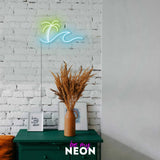 "Strand - Beach - Urlaub" LED Neonschild