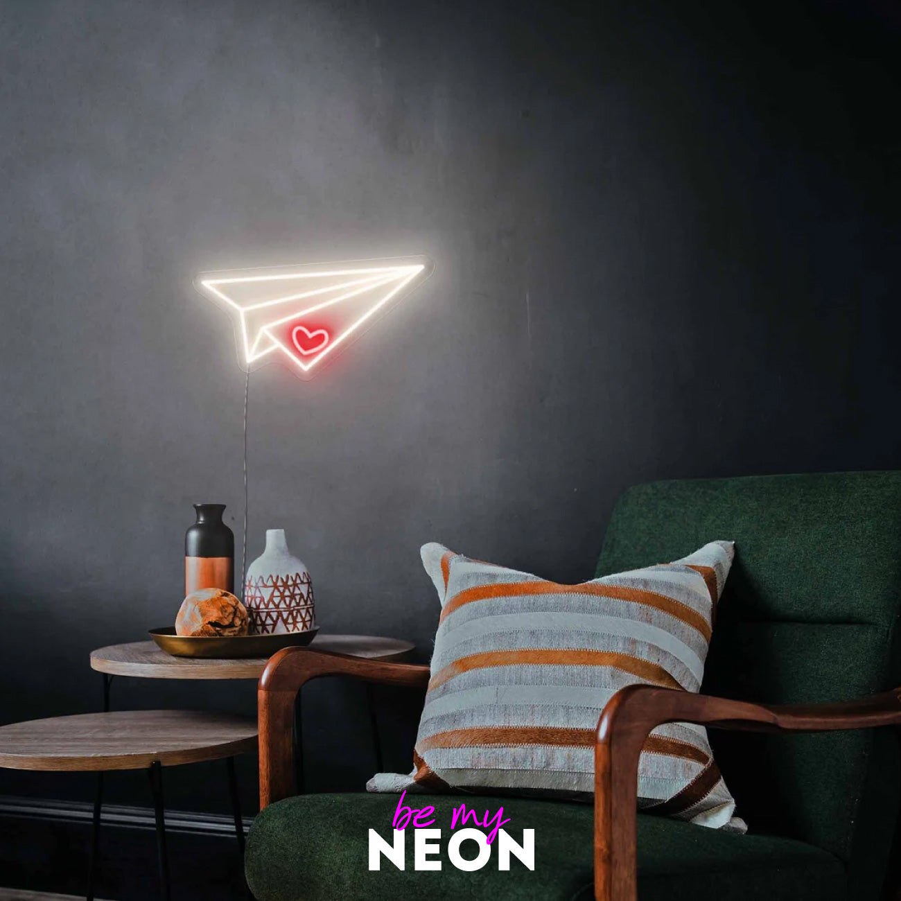 "Flug Brief" LED Neonschild