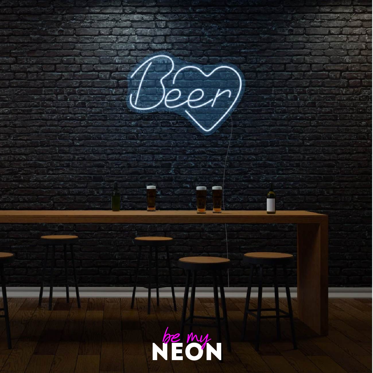 "Beer Lover" LED Neonschild