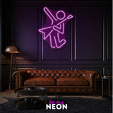 "Rockstar" Leuchtmotiv aus LED Neon