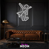 "Rockstar" Leuchtmotiv aus LED Neon