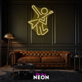 "Rockstar" Leuchtmotiv aus LED Neon
