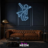 "Rockstar" Leuchtmotiv aus LED Neon