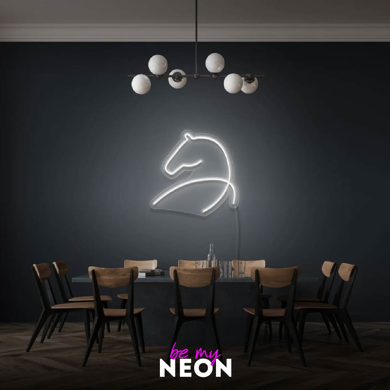 "Pferd" Leuchtmotiv aus LED Neon