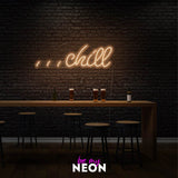 "Chill 2" LED Neonschild