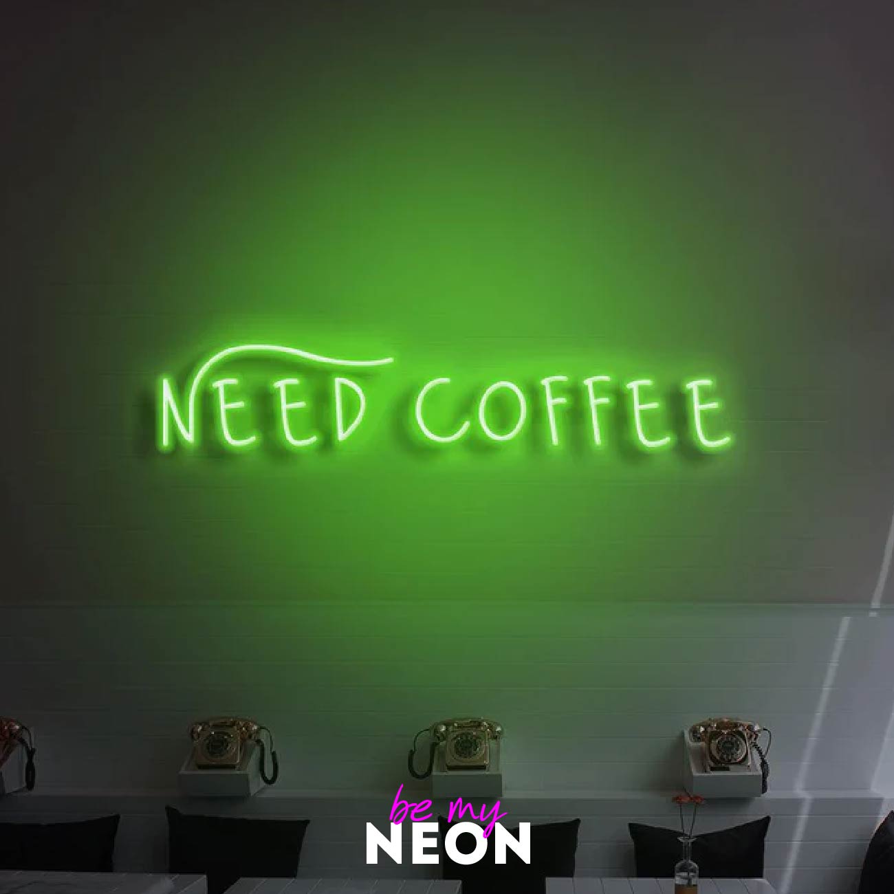 "Need Coffee" LED Neonschild
