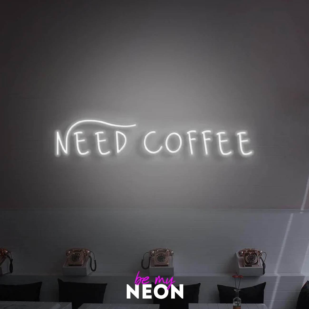 "Need Coffee" LED Neonschild