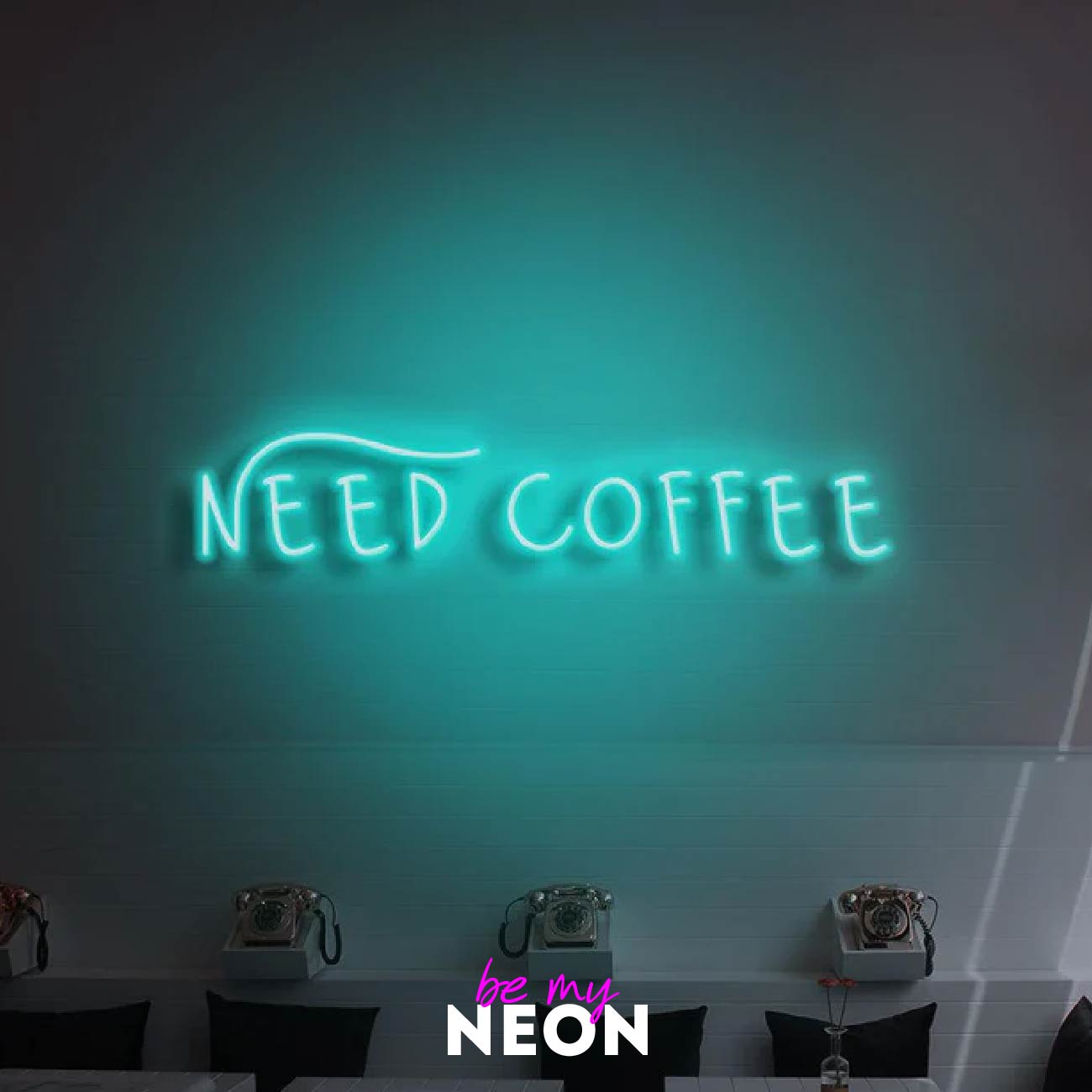 "Need Coffee" LED Neonschild